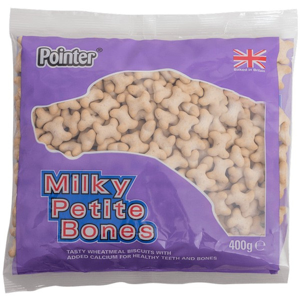Pointer Milky Petite Bones 400g