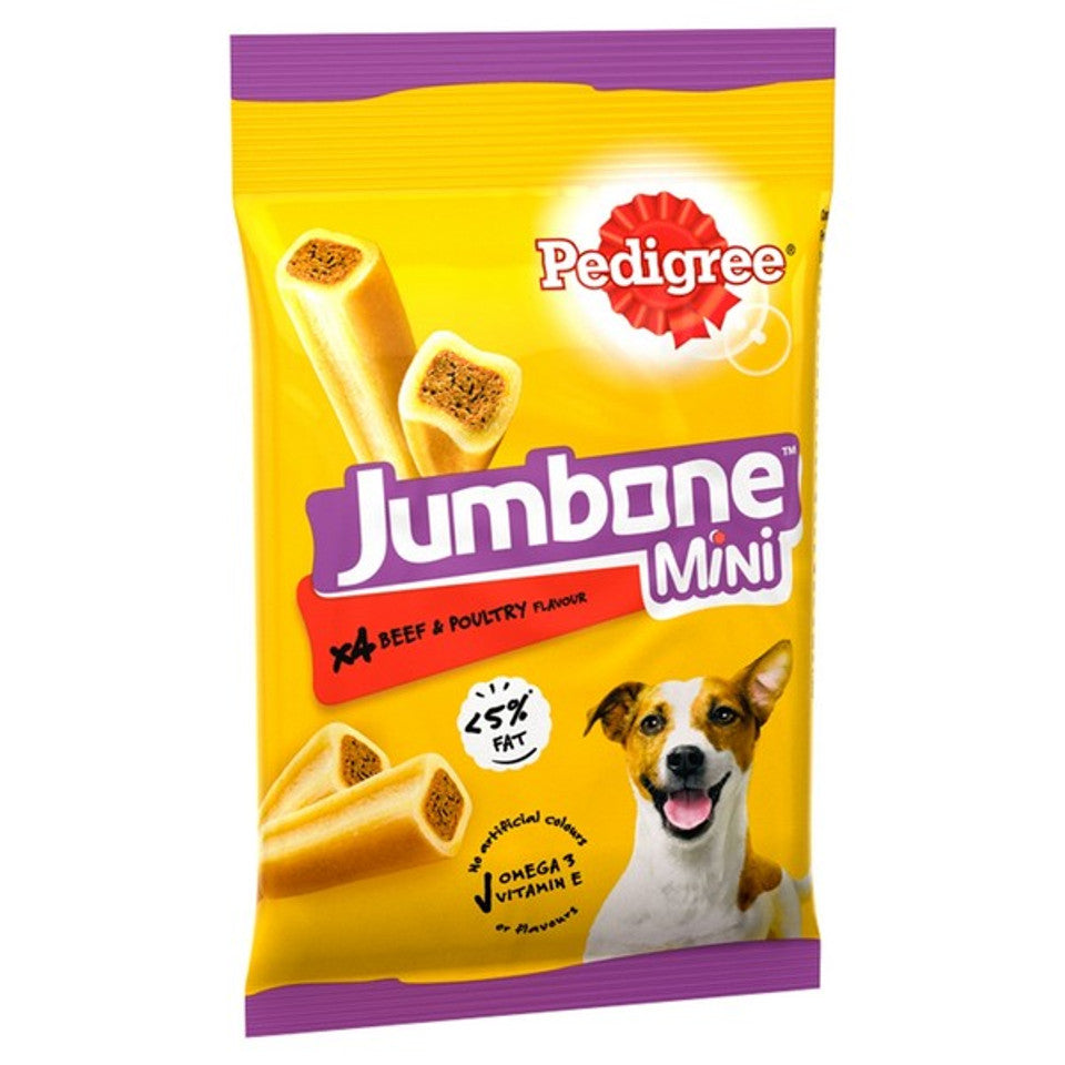 Pedigree Jumbone Mini Beef 4Pk