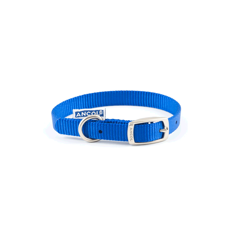 Ancol Nylon Collar Blue 22 Inch