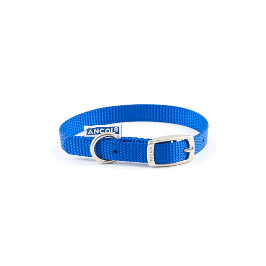 Ancol Nylon Collar Blue 22 Inch