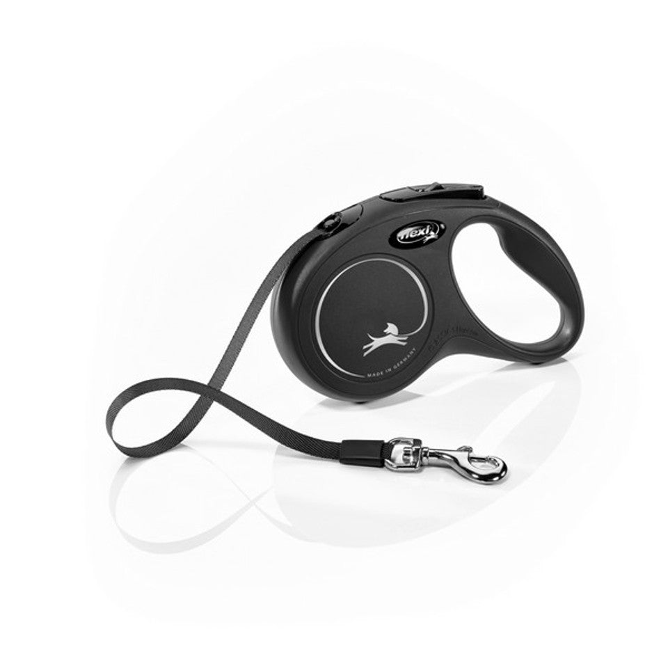 Flexi New Classic Tape 5m Black (S)