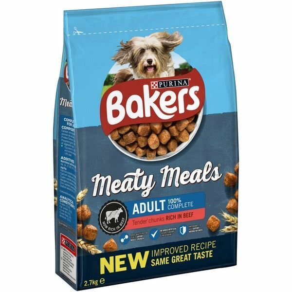 Bakers Complete Meaty Meals Beef 2.7kg