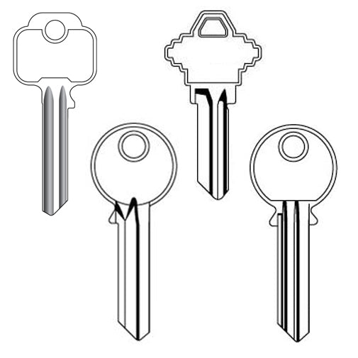 Cylinder Key Single Cut