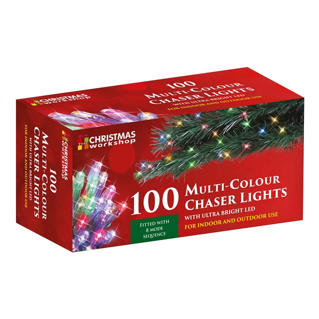 100 LED Multi-Colour Chaser Lights