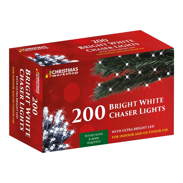 200 LED Bright White Chaser Lights