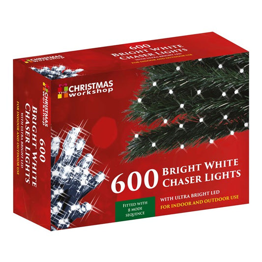 600 LED Bright White Chaser Lights