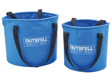 Faithfull Collapsible Bucket Pack 12L & 20L