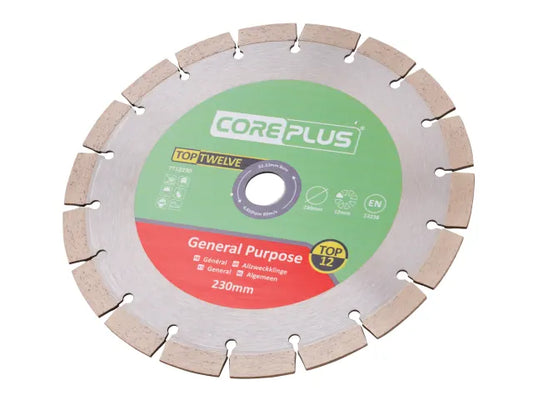 Coreplus 230mm Diamond Blade Twin Pack