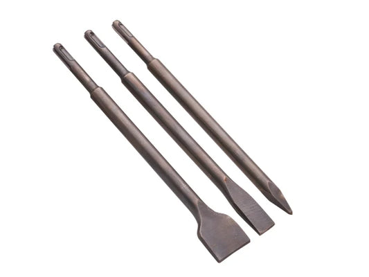 Faithfull 3 Piece SDS+ Chisel Bit Set