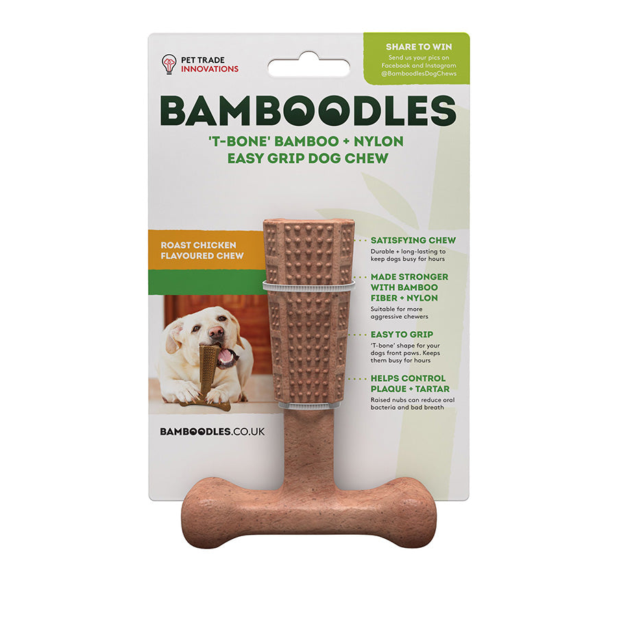 Bamboodles T Bone Chew Chicken Small