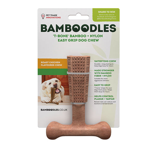Bamboodles T Bone Chew Chicken Small