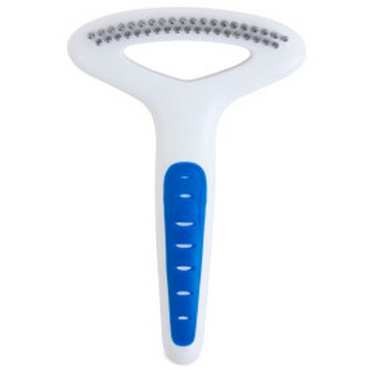 JW Gripsoft Grooming Double Row Undercoat Rake