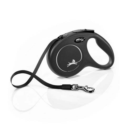 Flexi New Classic Tape 5m Black (M)