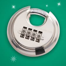 Defender Combi Recordable Disc Padlock 70mm