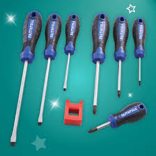 Faithfull Soft Grip Screwdriver Set 8 piece