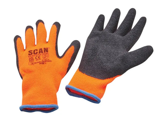 Scan Dipped Thermal Latex Gloves (3 Pairs)