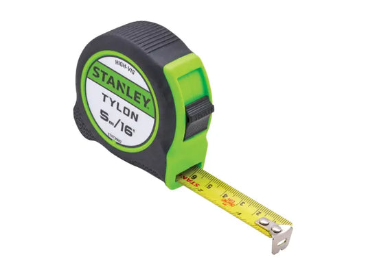 Stanley Hi-Vis Tylon Tape Measure 5m (16ft)