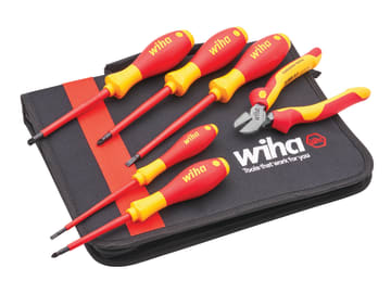Wiha Electrician's VDE Screwdriver & Plier Set